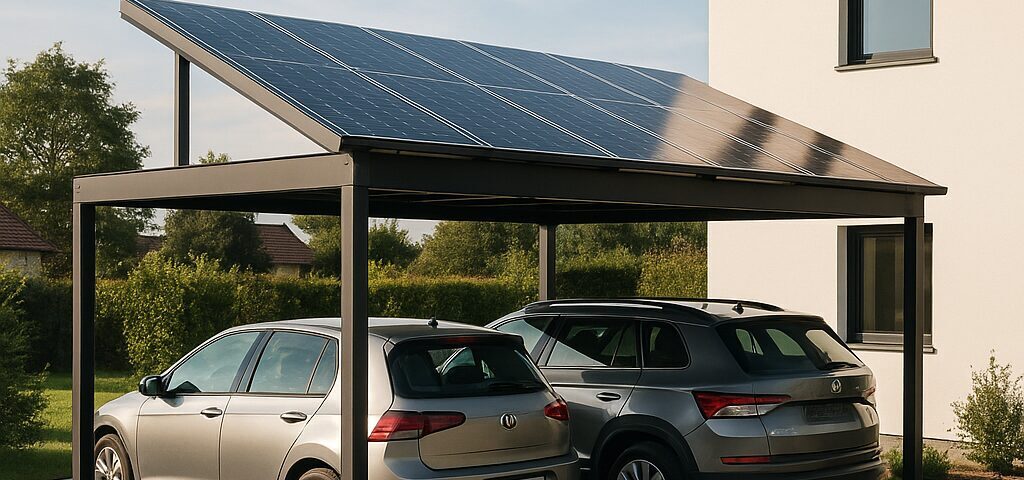 Solárne prístrešky: keď parkovanie začne vyrábať energiu - 2